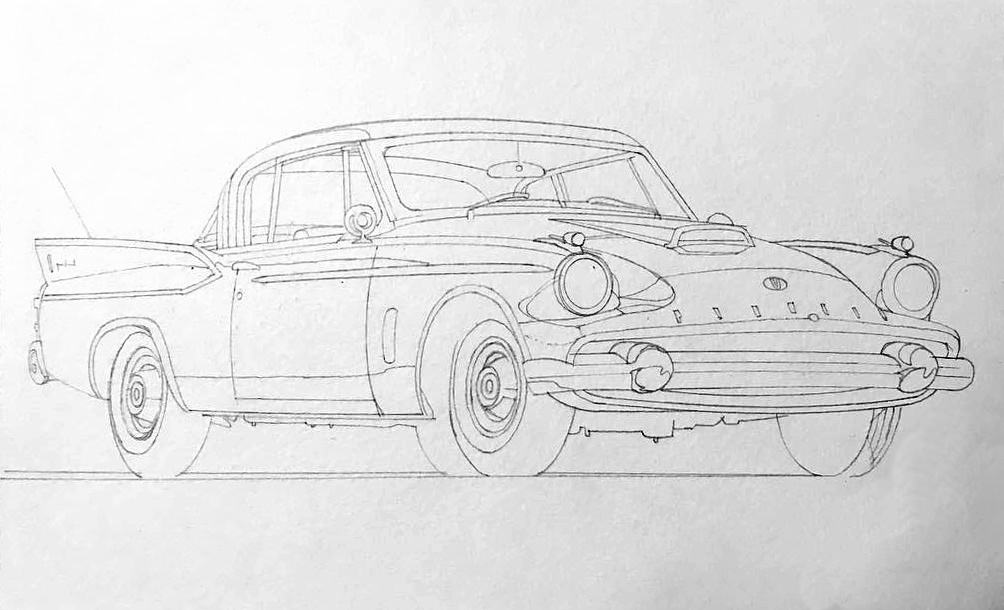 Packard Hawk pencils