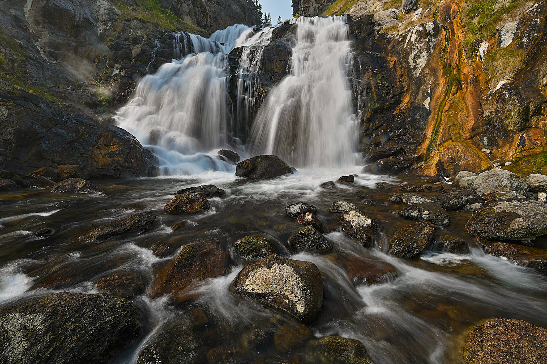 Mystic Falls, Yellowstone National Park.
