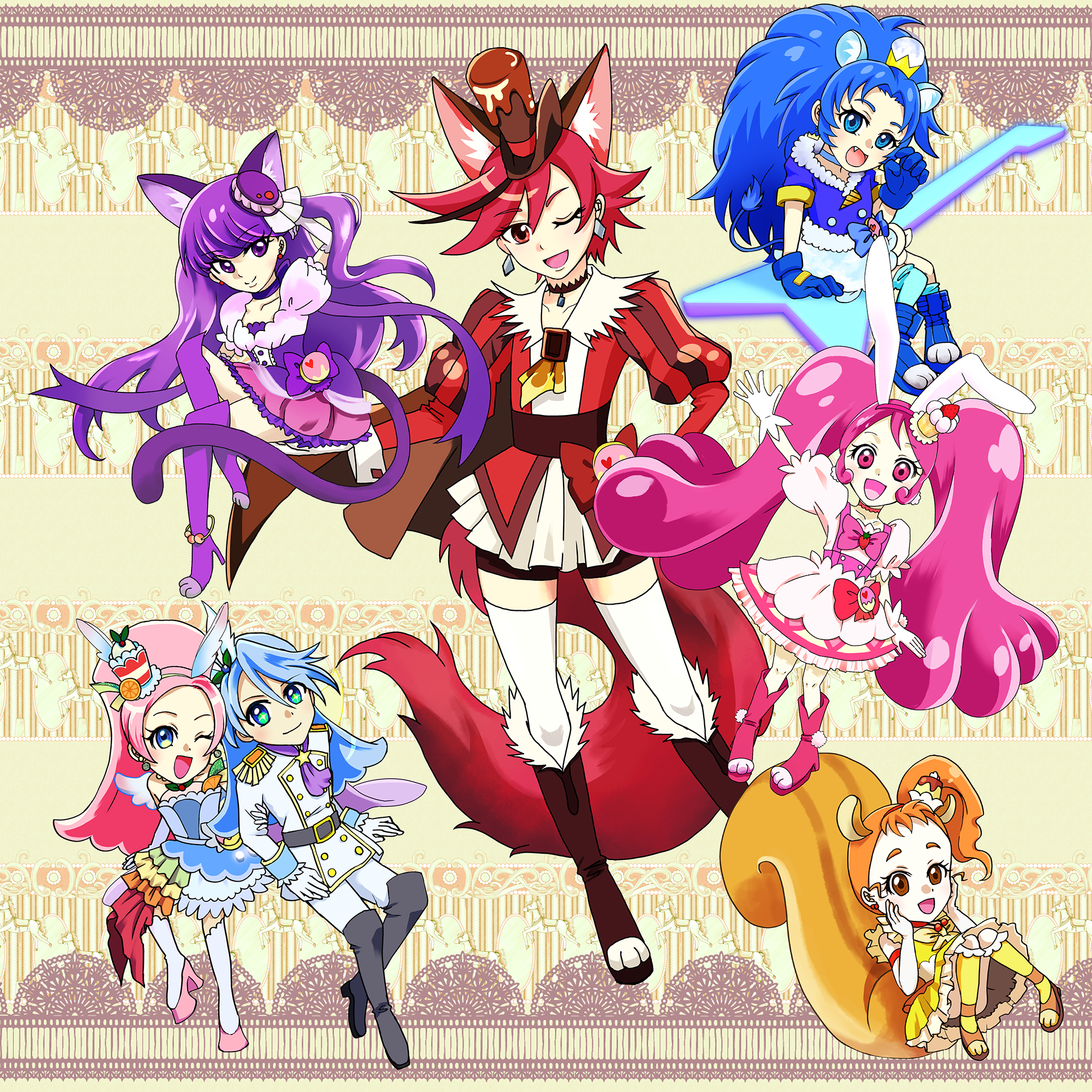 牧森小倉 Oguramakimori Portfolio ファンイラスト プリキュアアラモード