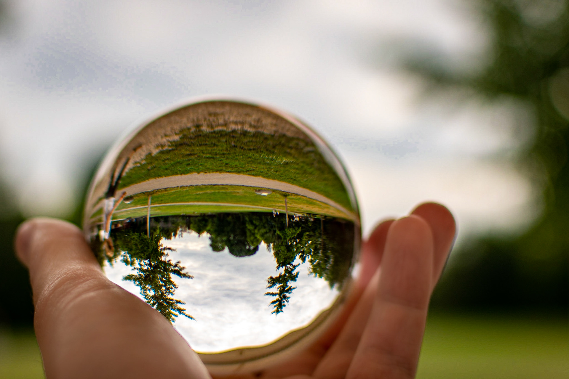 Meine ersten #Lensball Gehversuche - nette #Spielerei auf der #WöhrderWiese