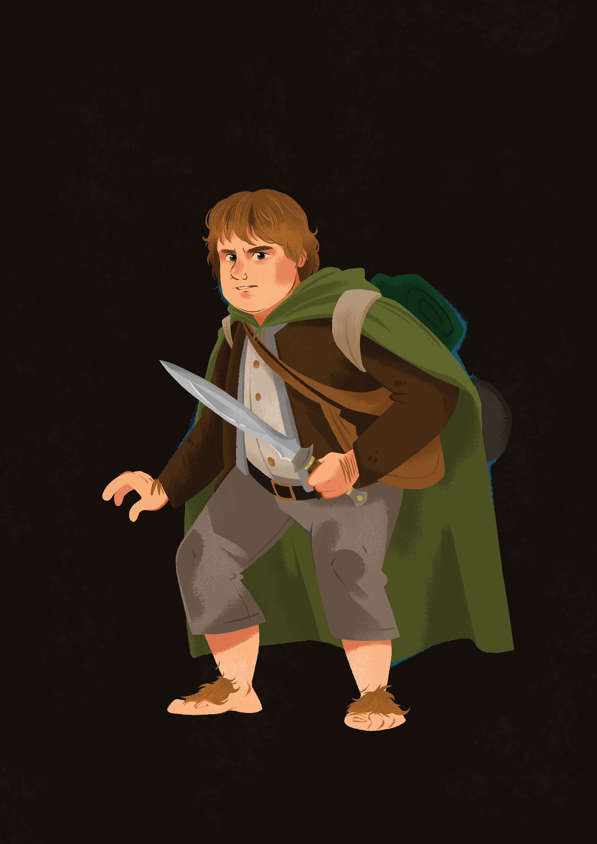 Character Design Challenge : Terre du Milieu - Sam Gamgee