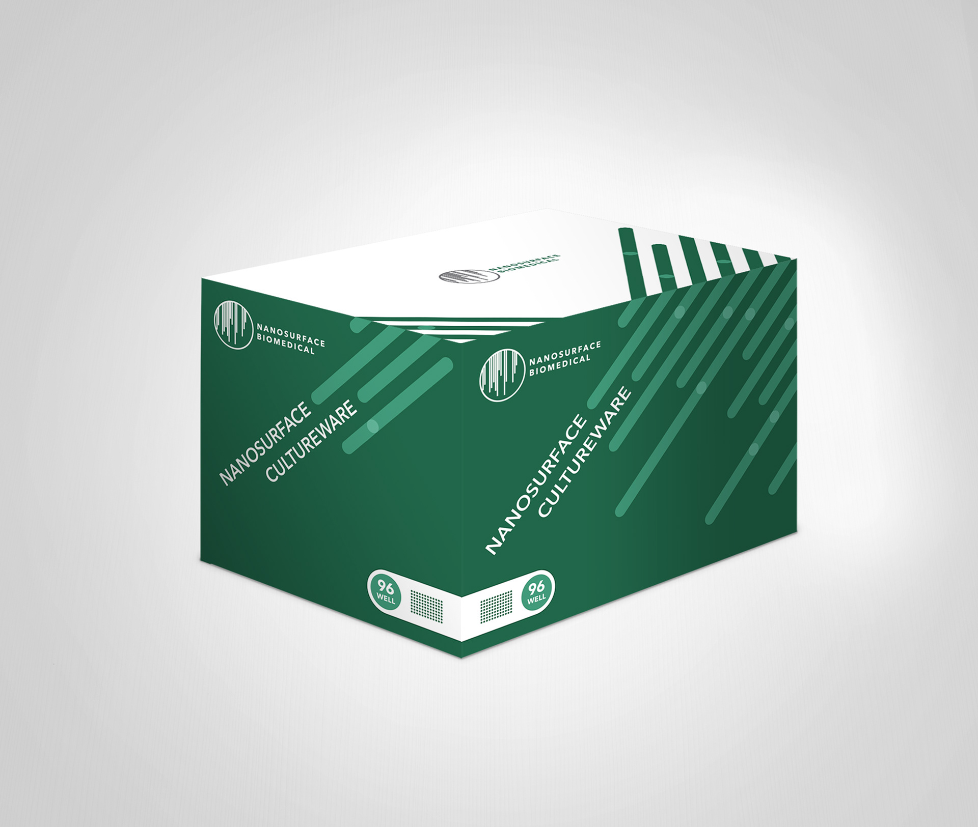 Multi-Plate Package Design Mockup with Sticker