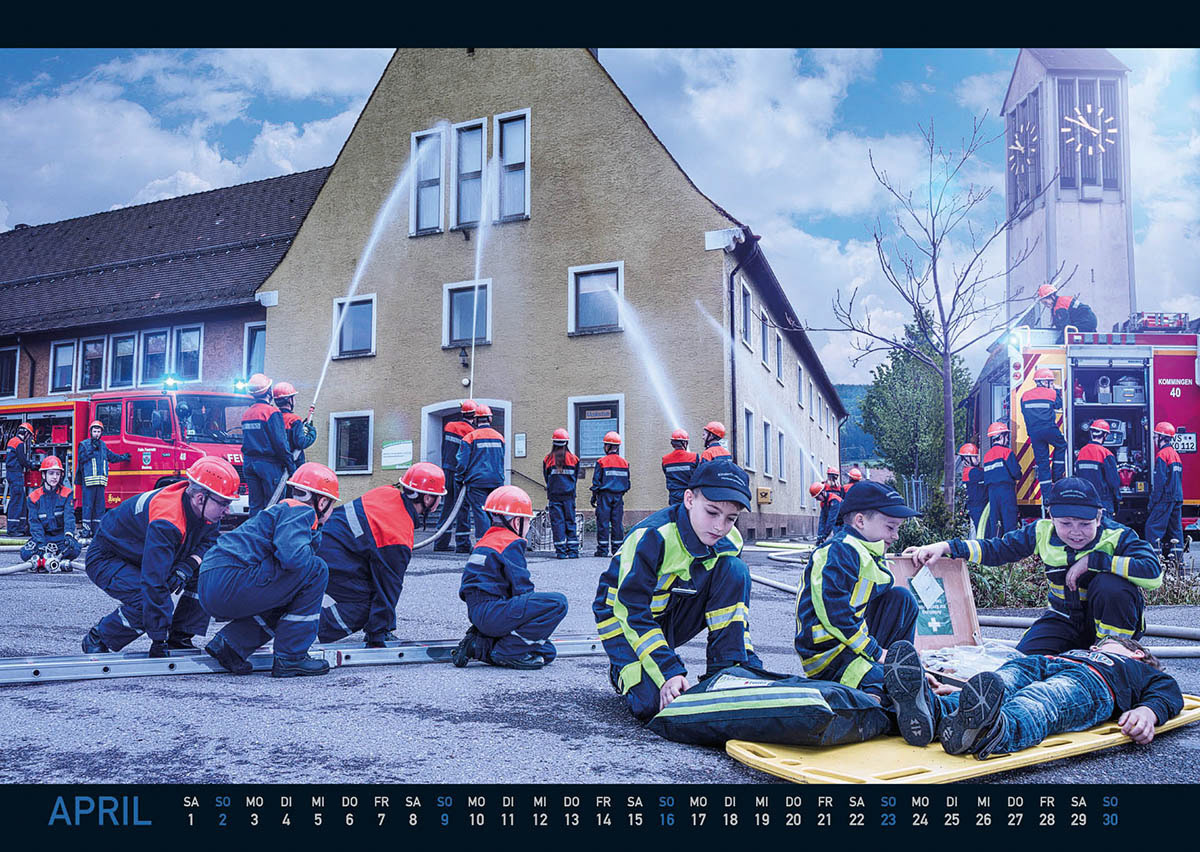 Feuerwehrkalender Feuerwehr Blumberg