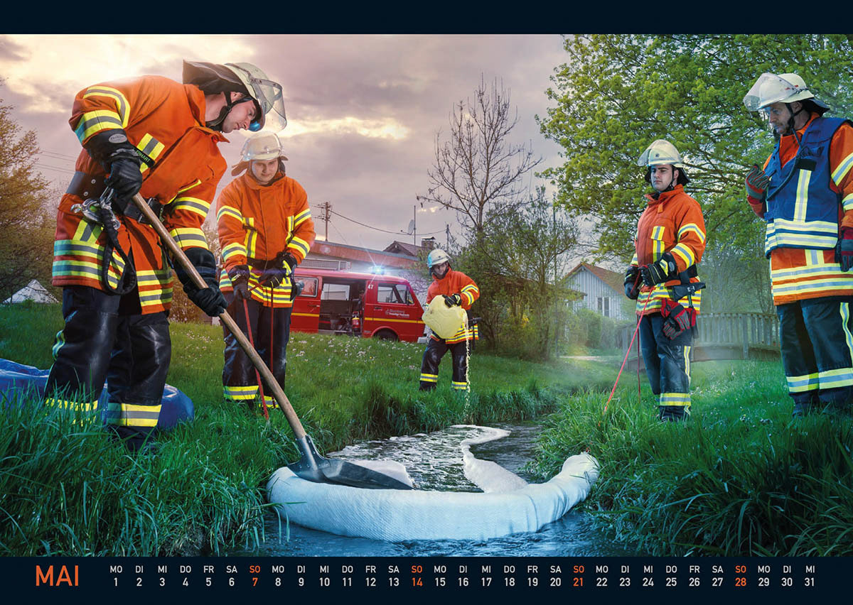 Feuerwehrkalender Feuerwehr Blumberg