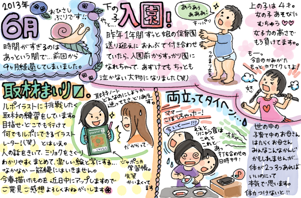 オリジナル作品 過去の絵日記