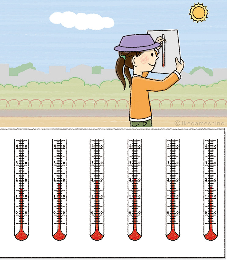 啓林館 教科書「わくわく算数」小3〜小6年生 挿画(2018年)
