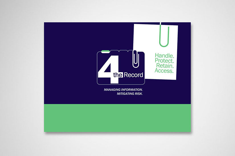 Powerpoint title page for employee data management program