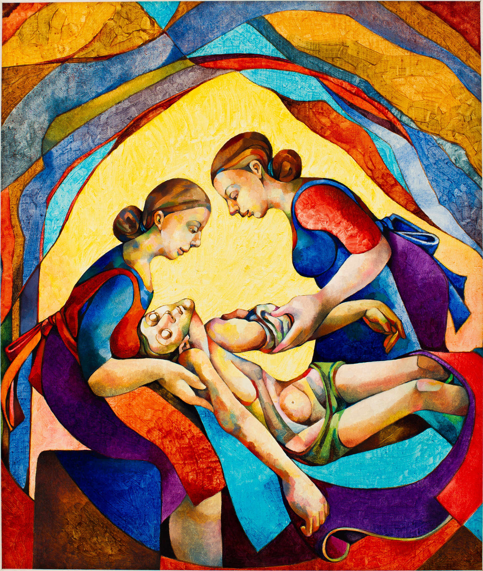 The Women Wash his Body