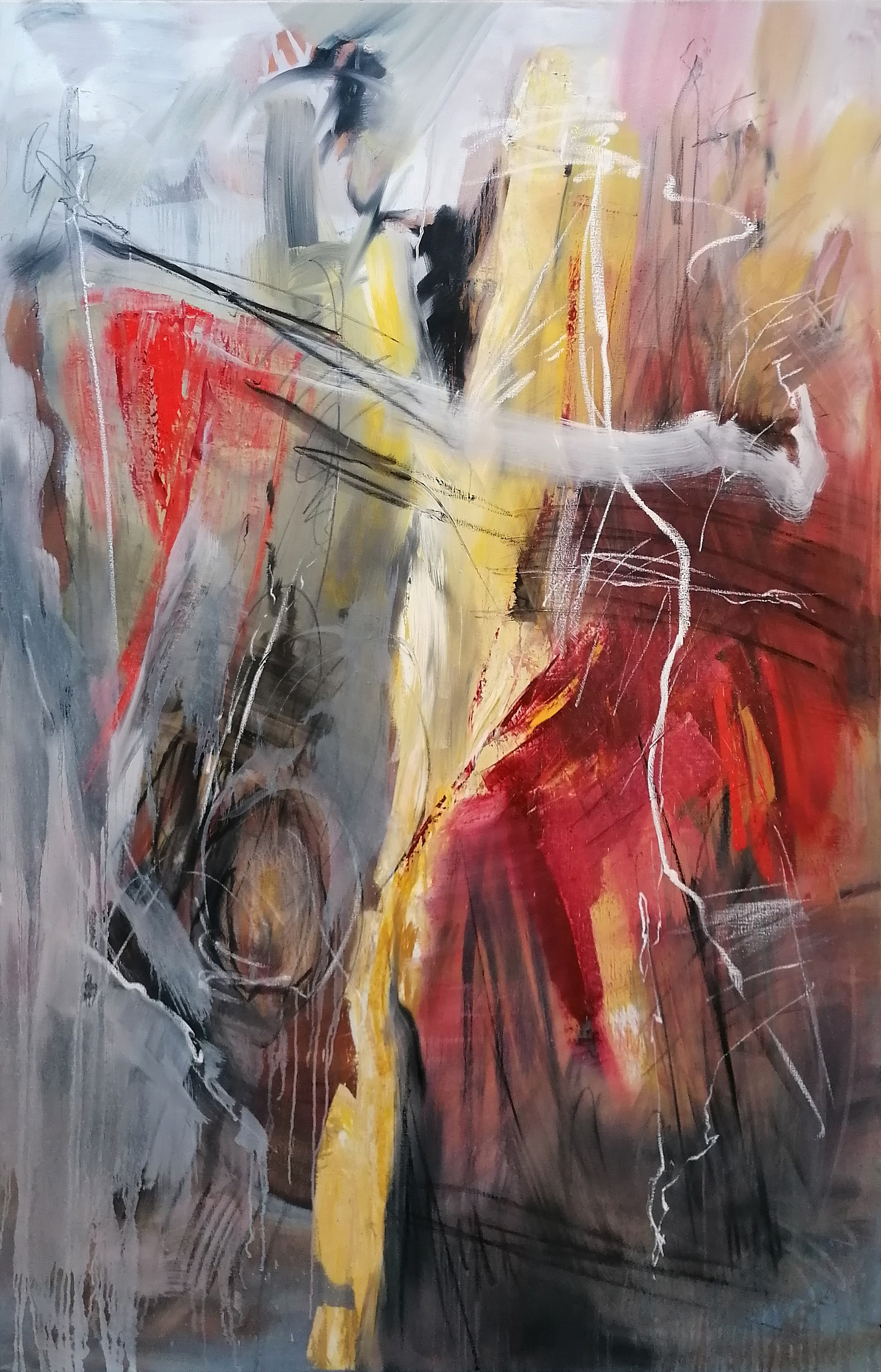 VERFÜGBAR ; MESS 07 ; 130 x 200cm