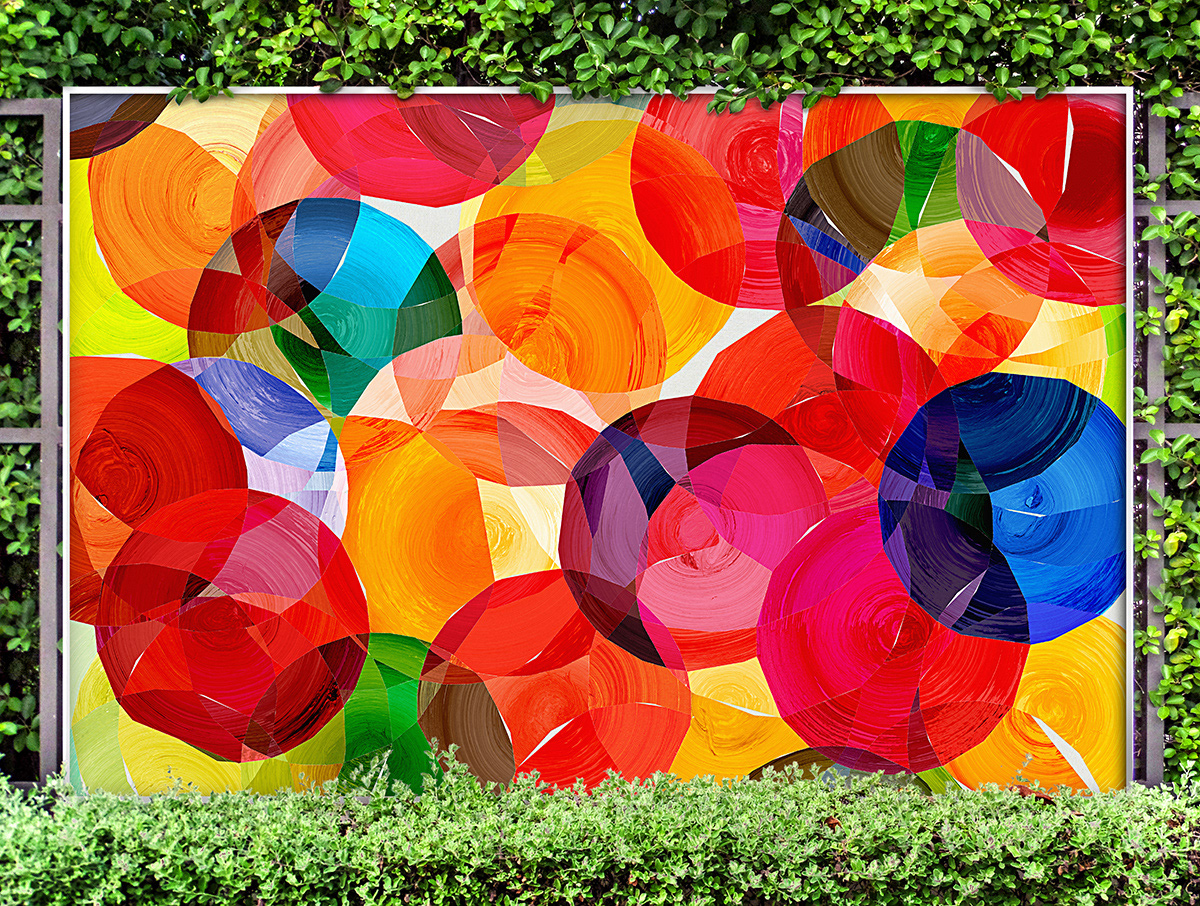 Bouquet - I, Acrylic and Papercutting by Illustrator: Ben GIlliand