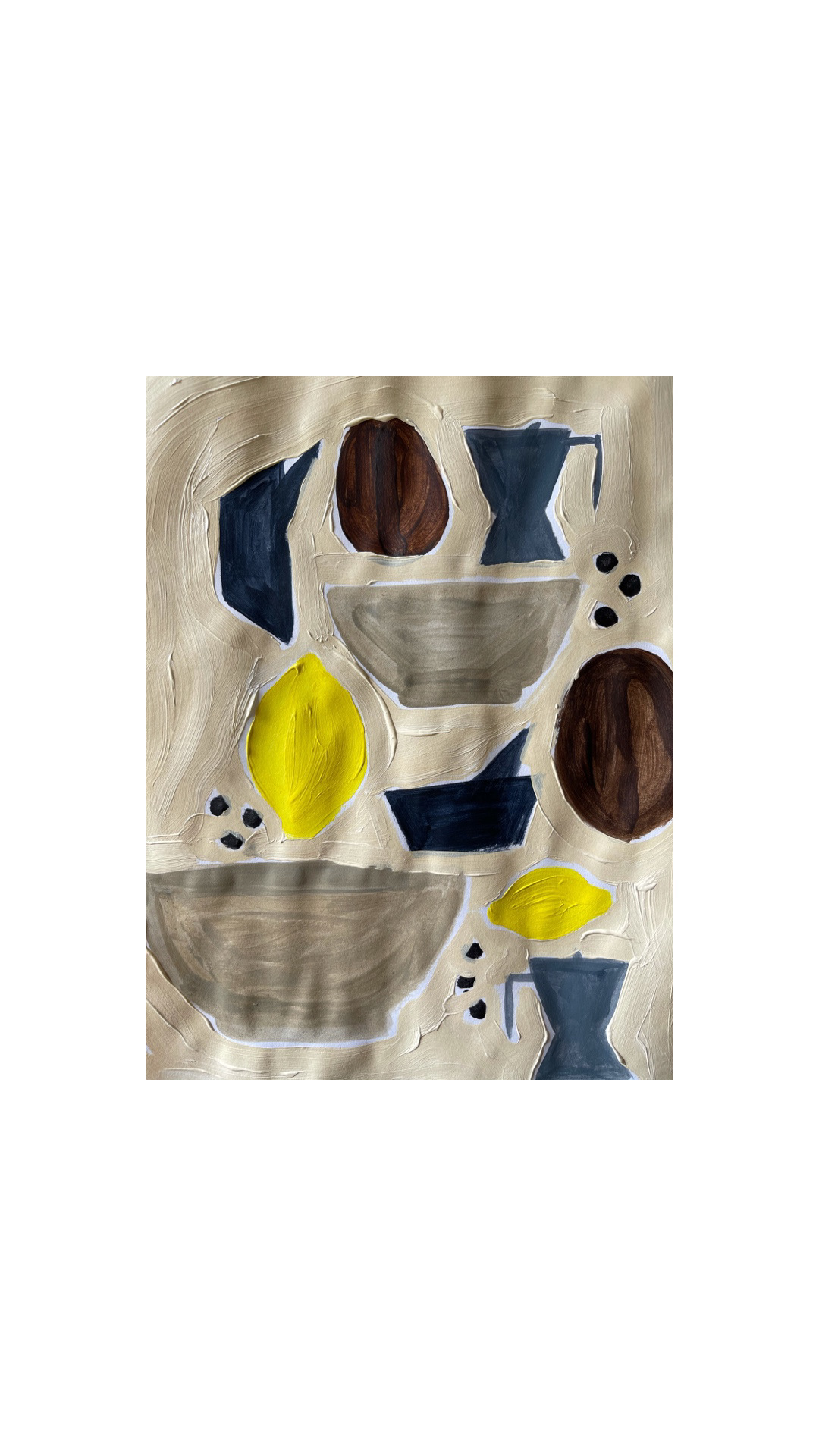 "Lemon Squeezy", 2021, acrylic on canvas.