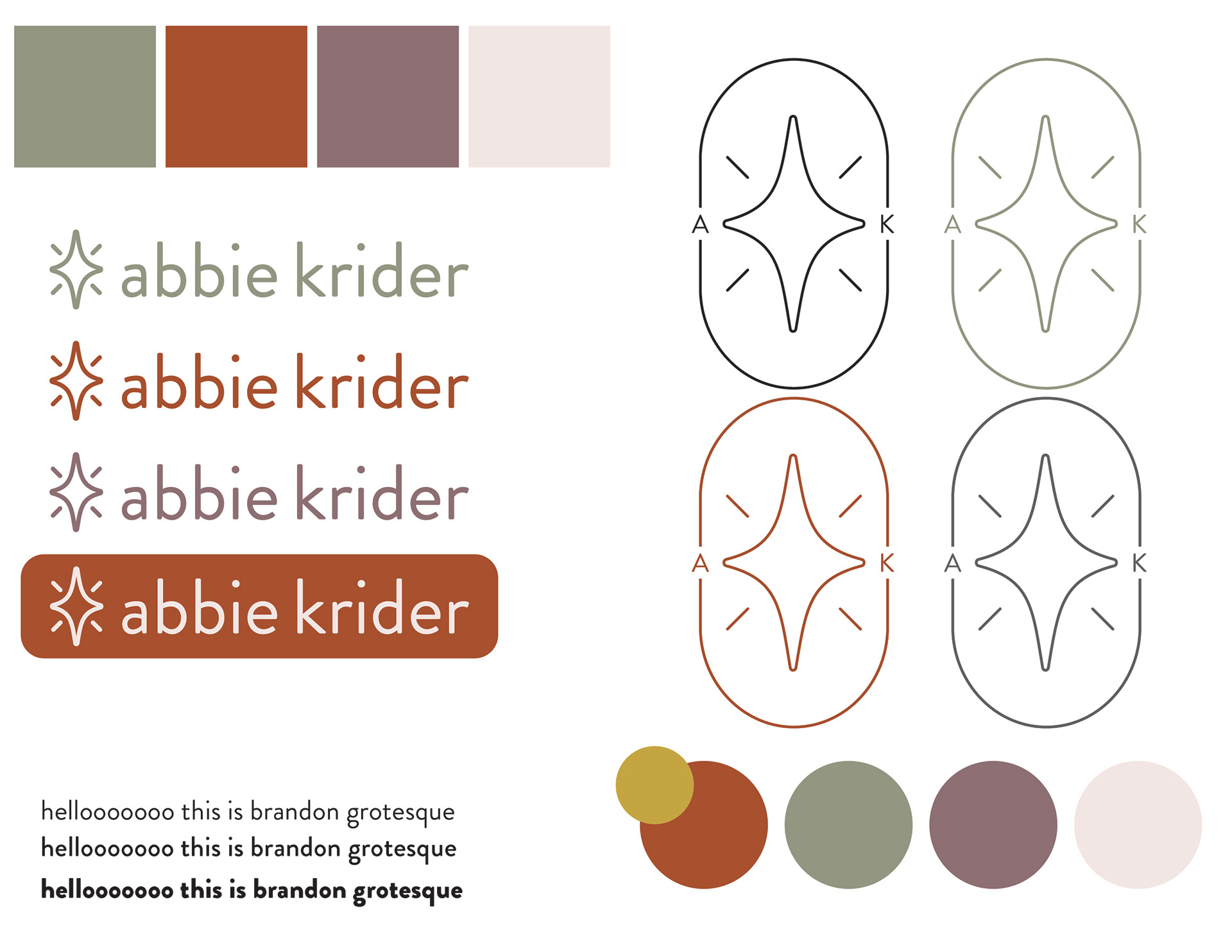sans serif - combined palette