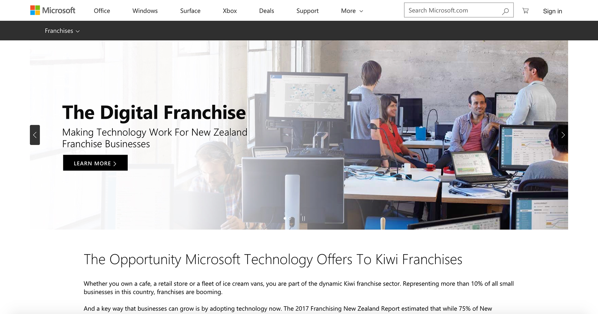 simon shaw Microsoft New Zealand