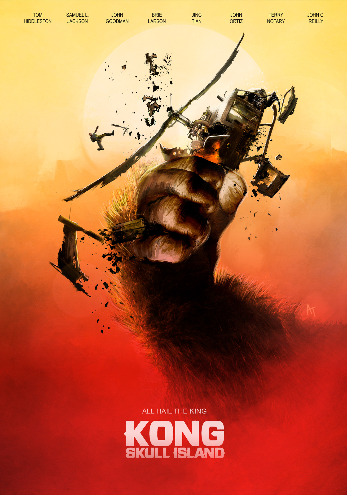 Jose Angel Trancon Fernandez Kong Skull Island Alternative Posters