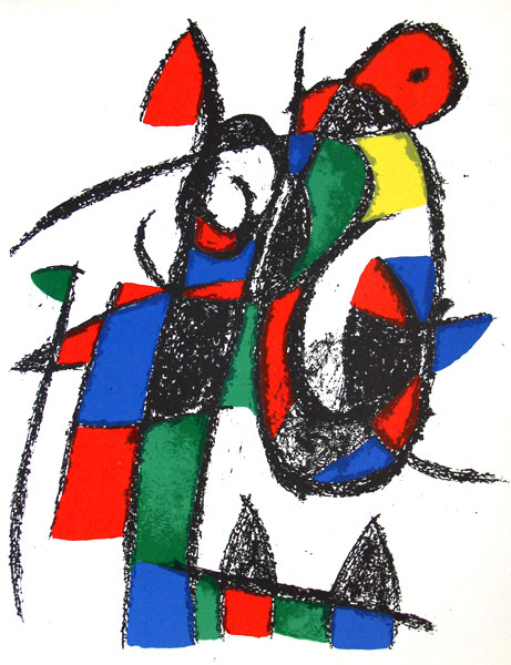 “Abstract II” Lithograph in Colors, c.1975, Image: 9.5 x 12.5”, Reference: Mourlot 1038, Please Inquire
