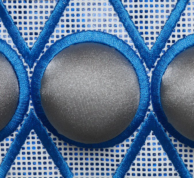 Detail: Embroidered interface