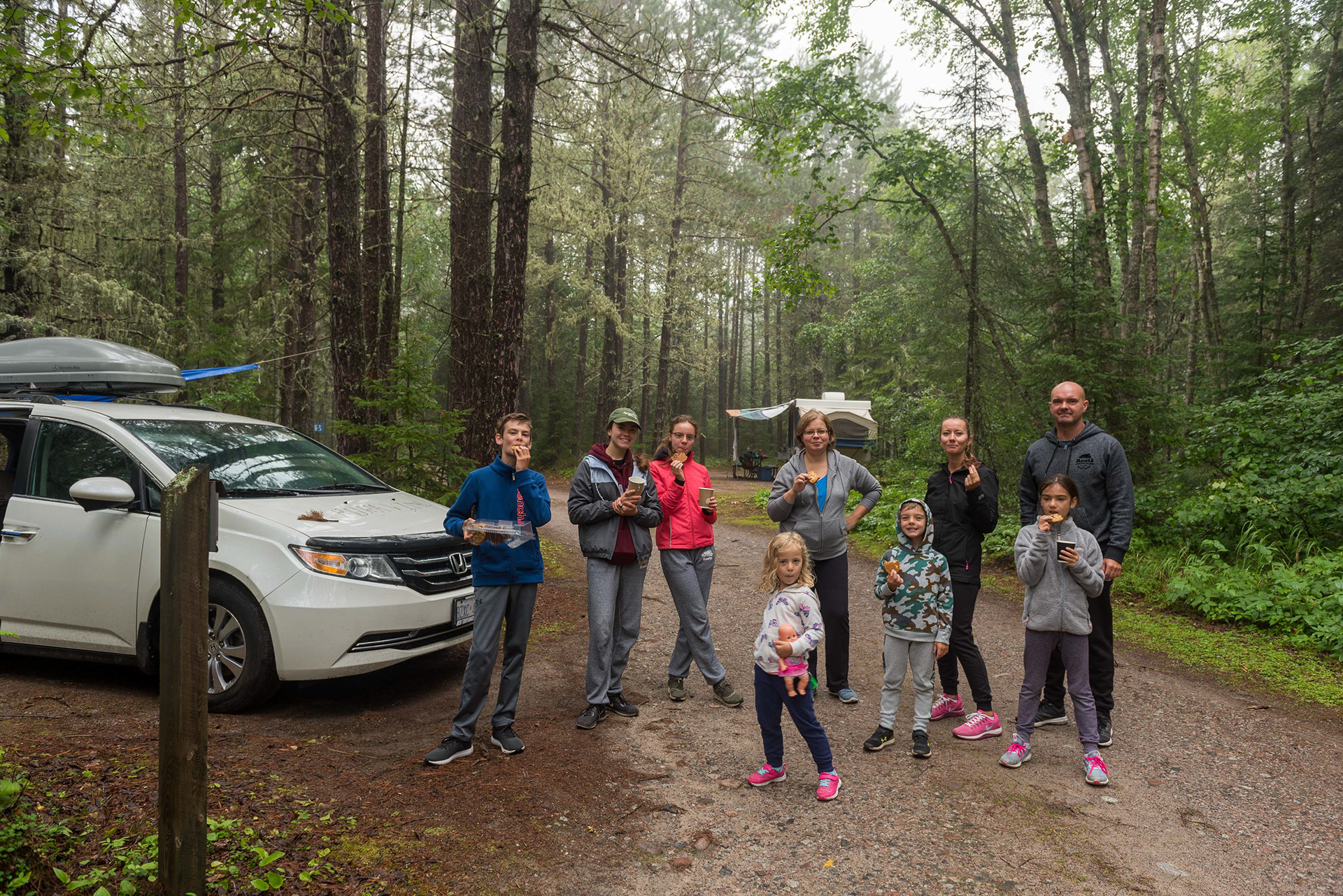 Our group of avid campers and glampers.