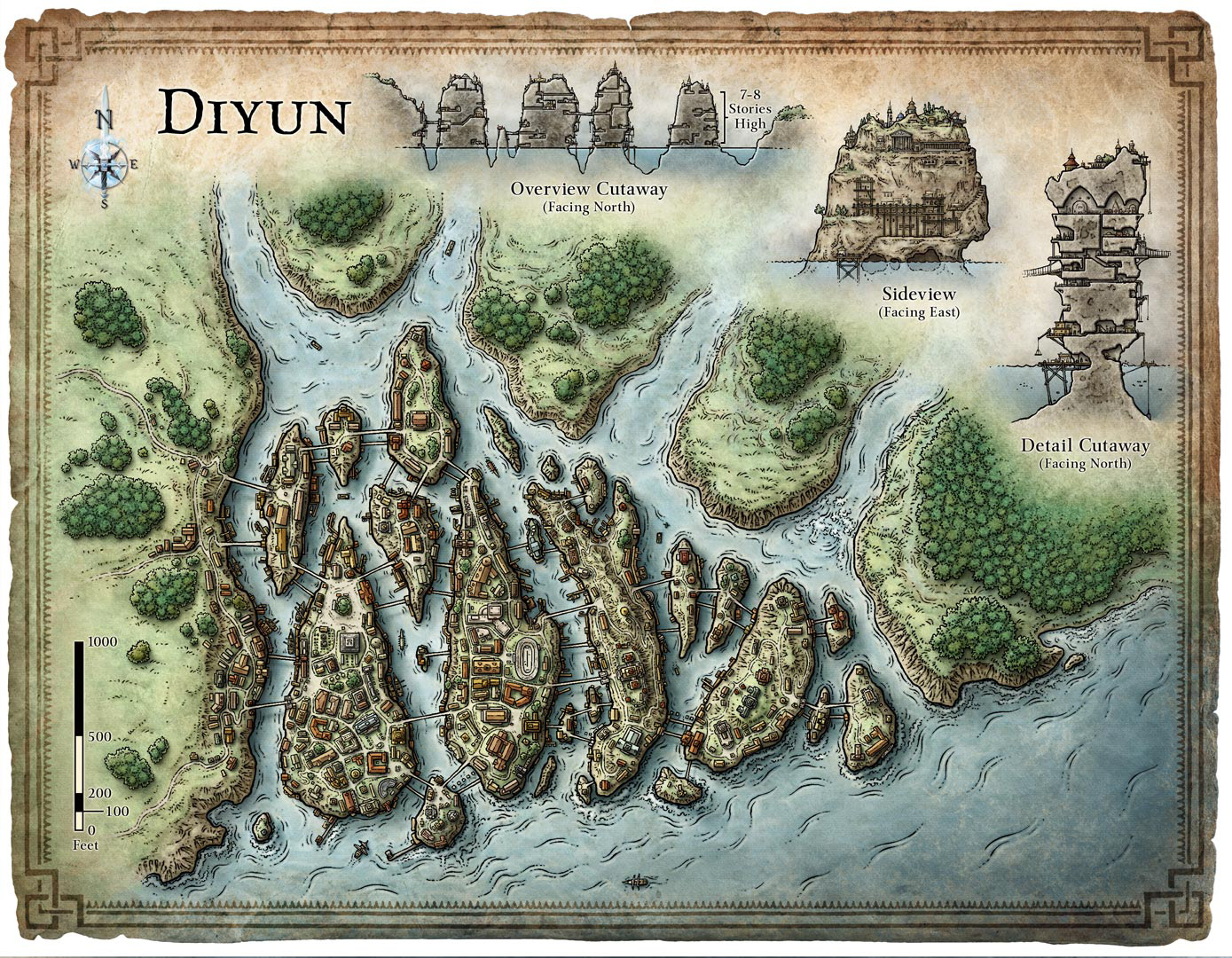 Map of Diyun