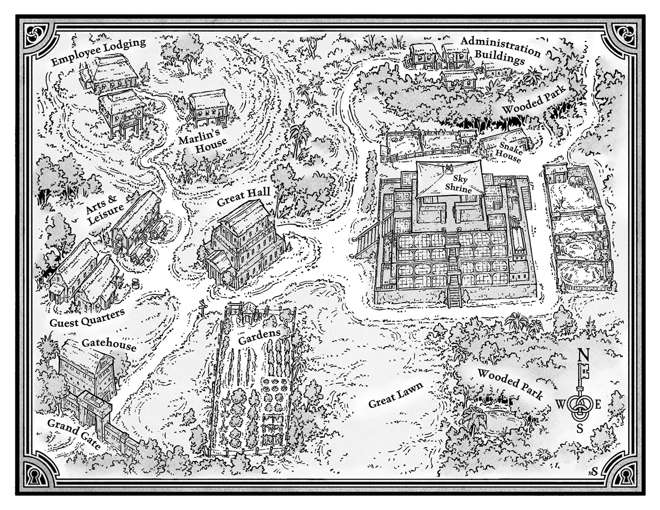 Mike Schley's Portfolio - Literary End-Sheet Maps