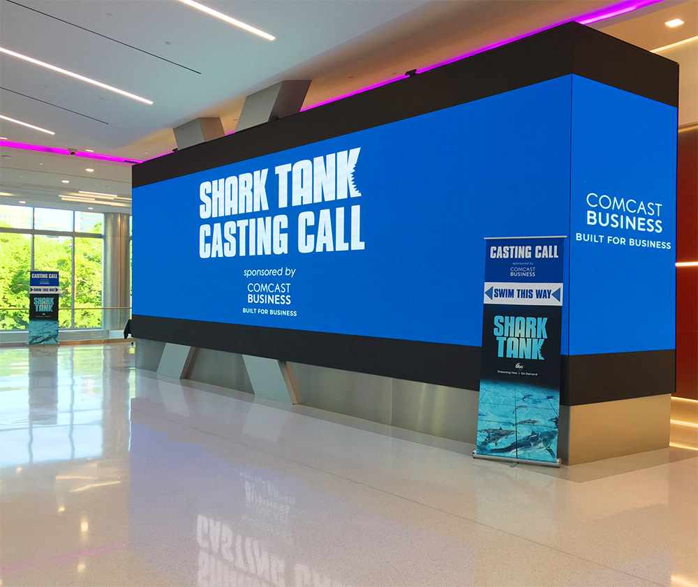 Print Banners and Digital Animated Video Screens