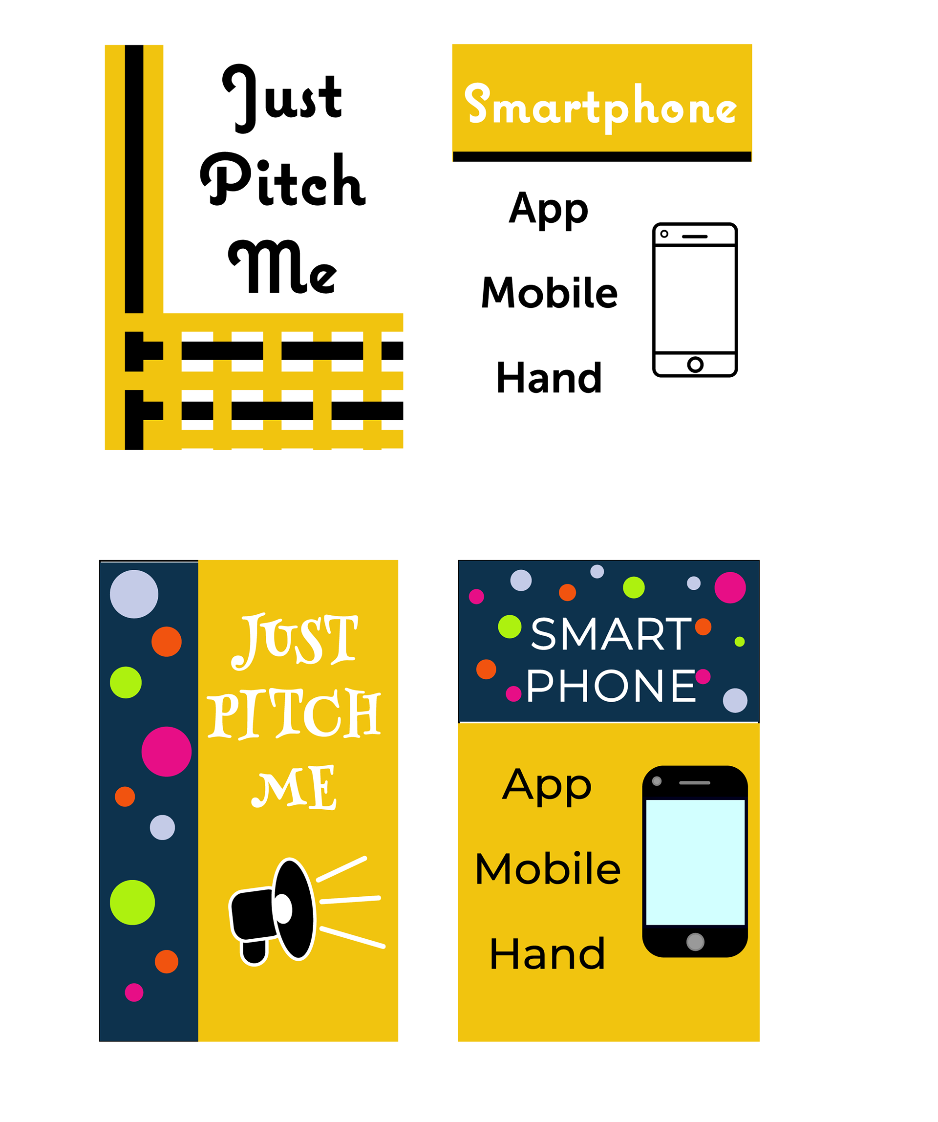 Graphic design mentor gave me feedback and so I created two more designs and really cut back and made everything simplistic, but also still thought provoking. 