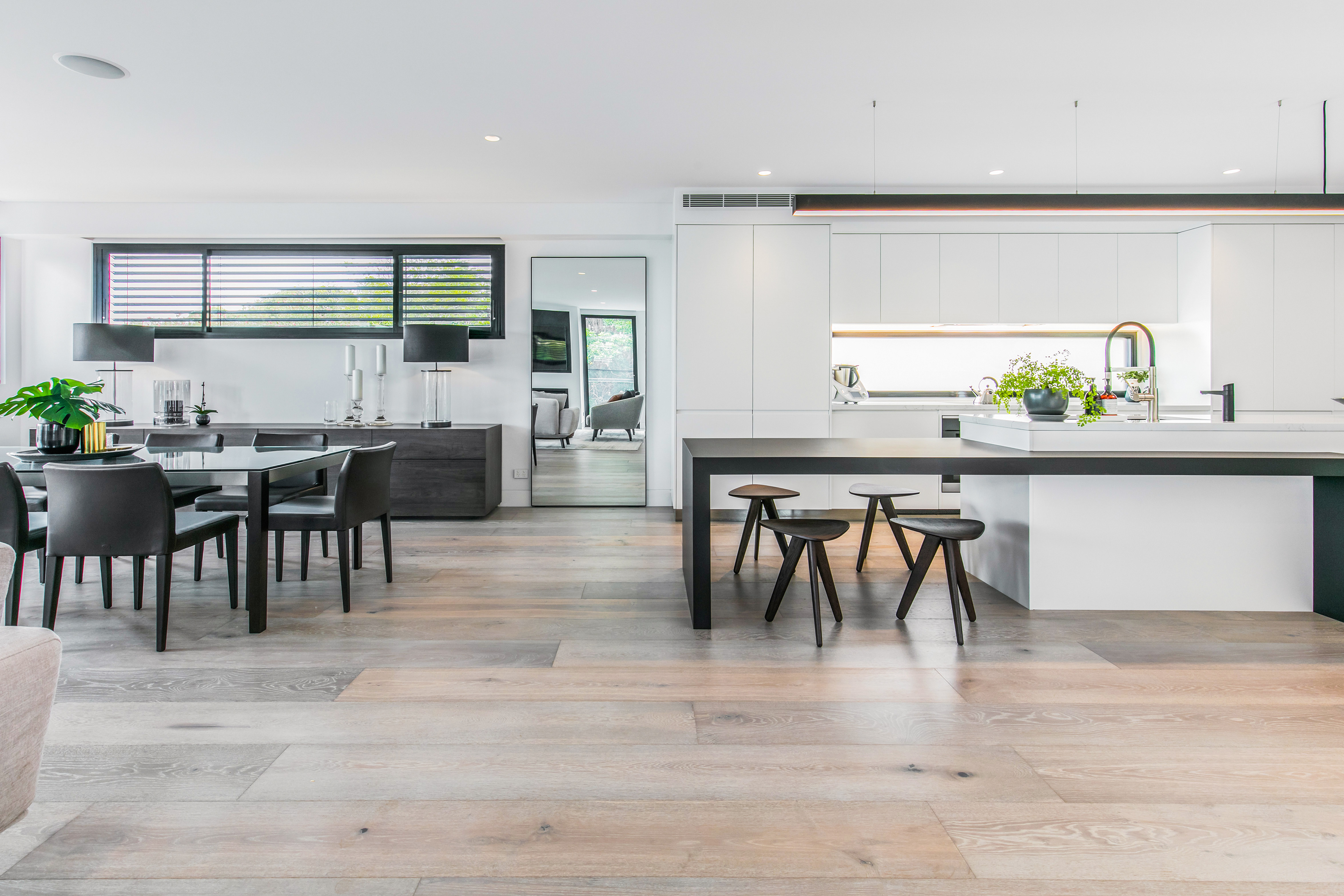 Kitchen and dinning area