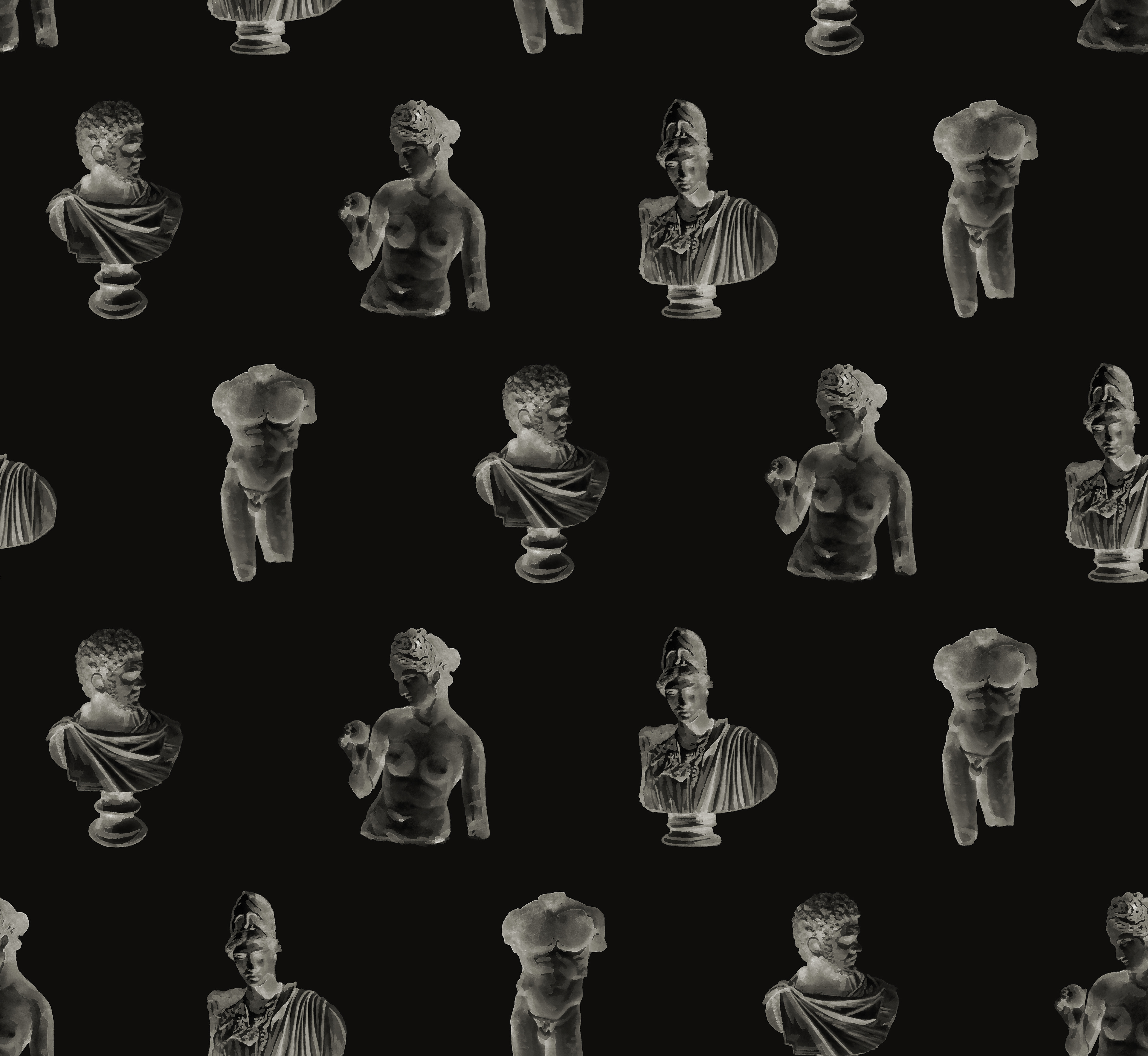 Classical Busts_Reverse on black