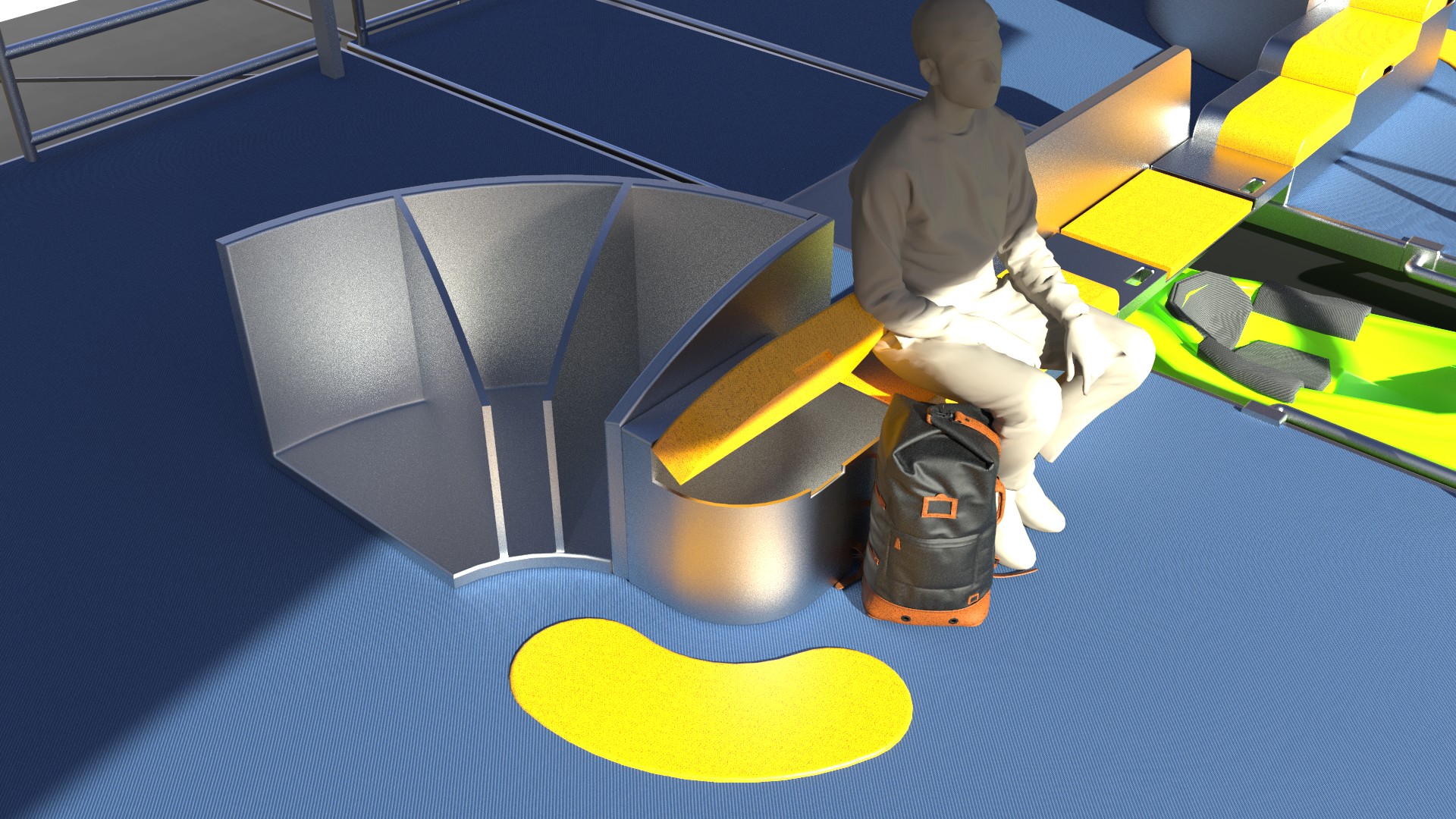 Elevate bag container