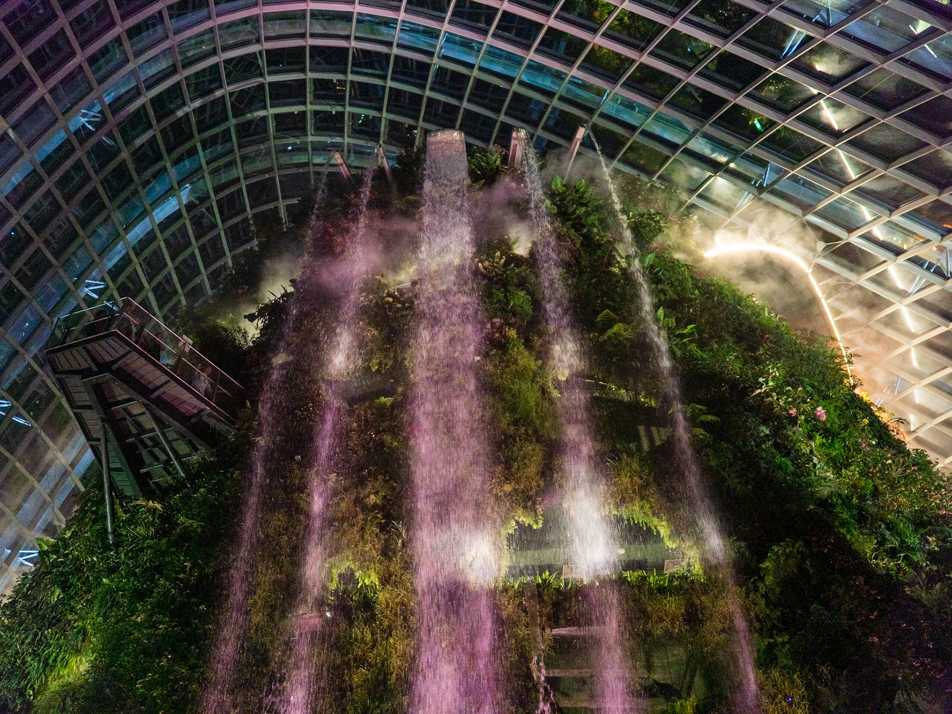 It was ethereal! Mist, the milieu of smells from hundreds of different flowers - made me feel like I was in the Avatar!