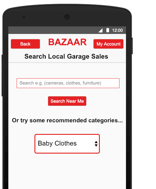 Max Gilbertson - E-Commerce Garage Sale App & Website: Bazaar