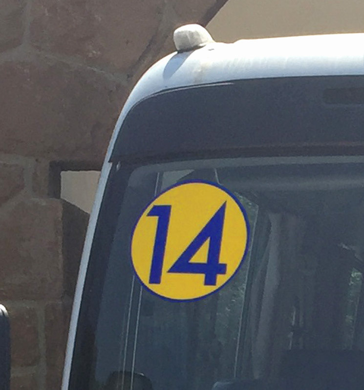 Front numbers