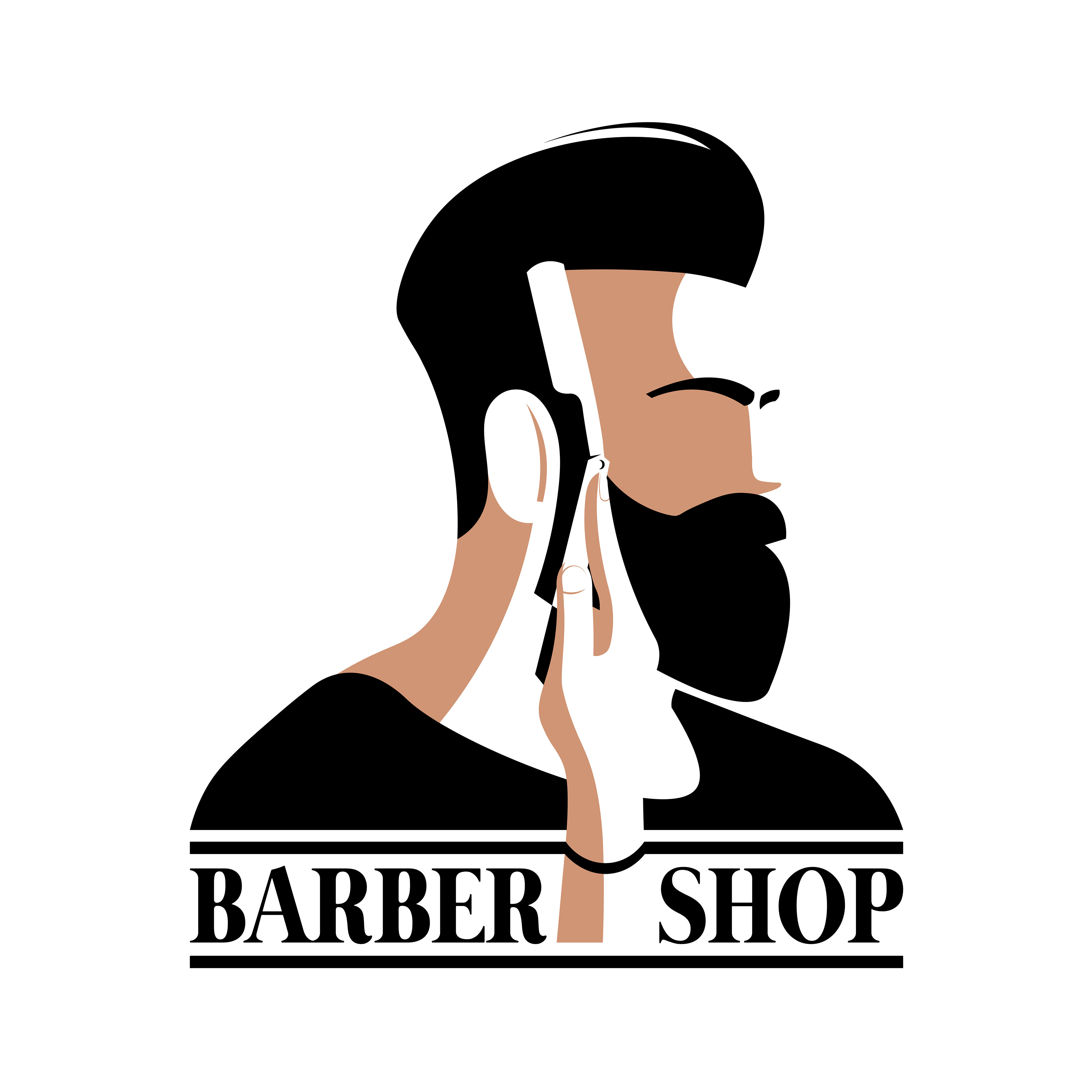 Qaartworks - Barber Shop Logo