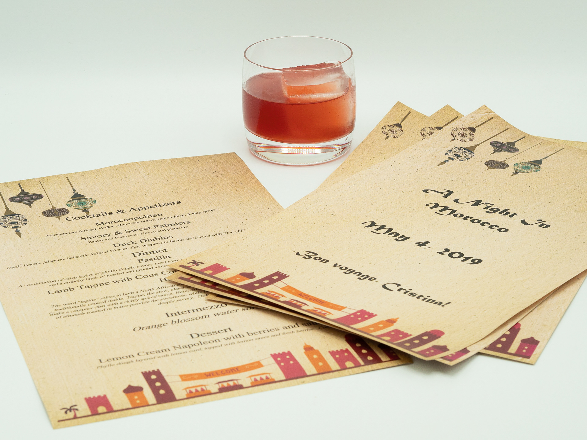 Moroccopolitan & Menus