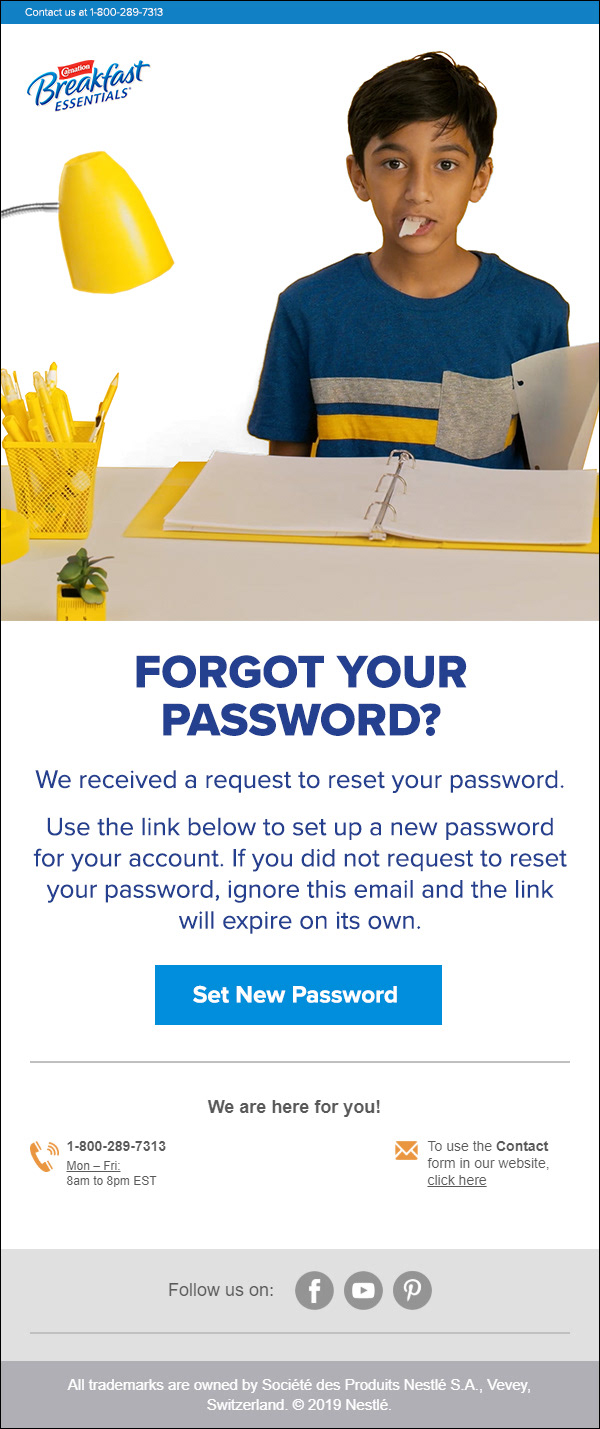 Forgot your Password