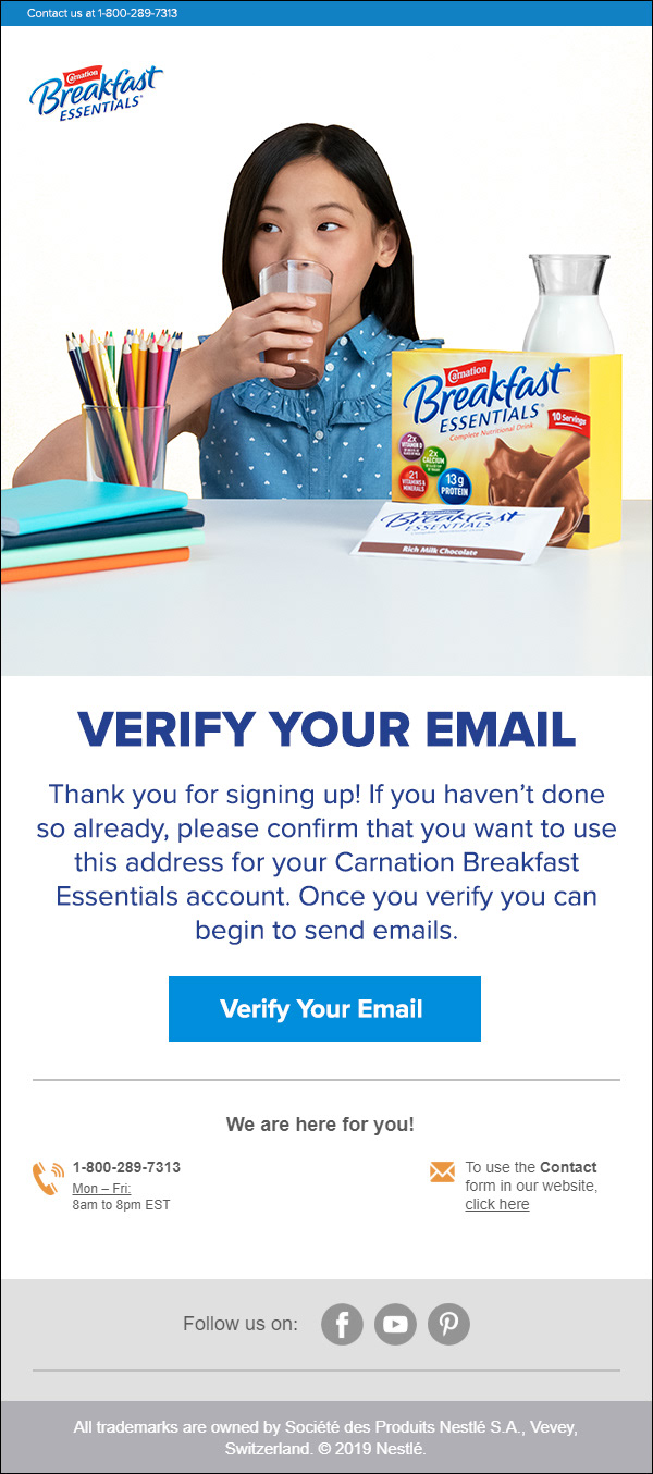 Verify your Email