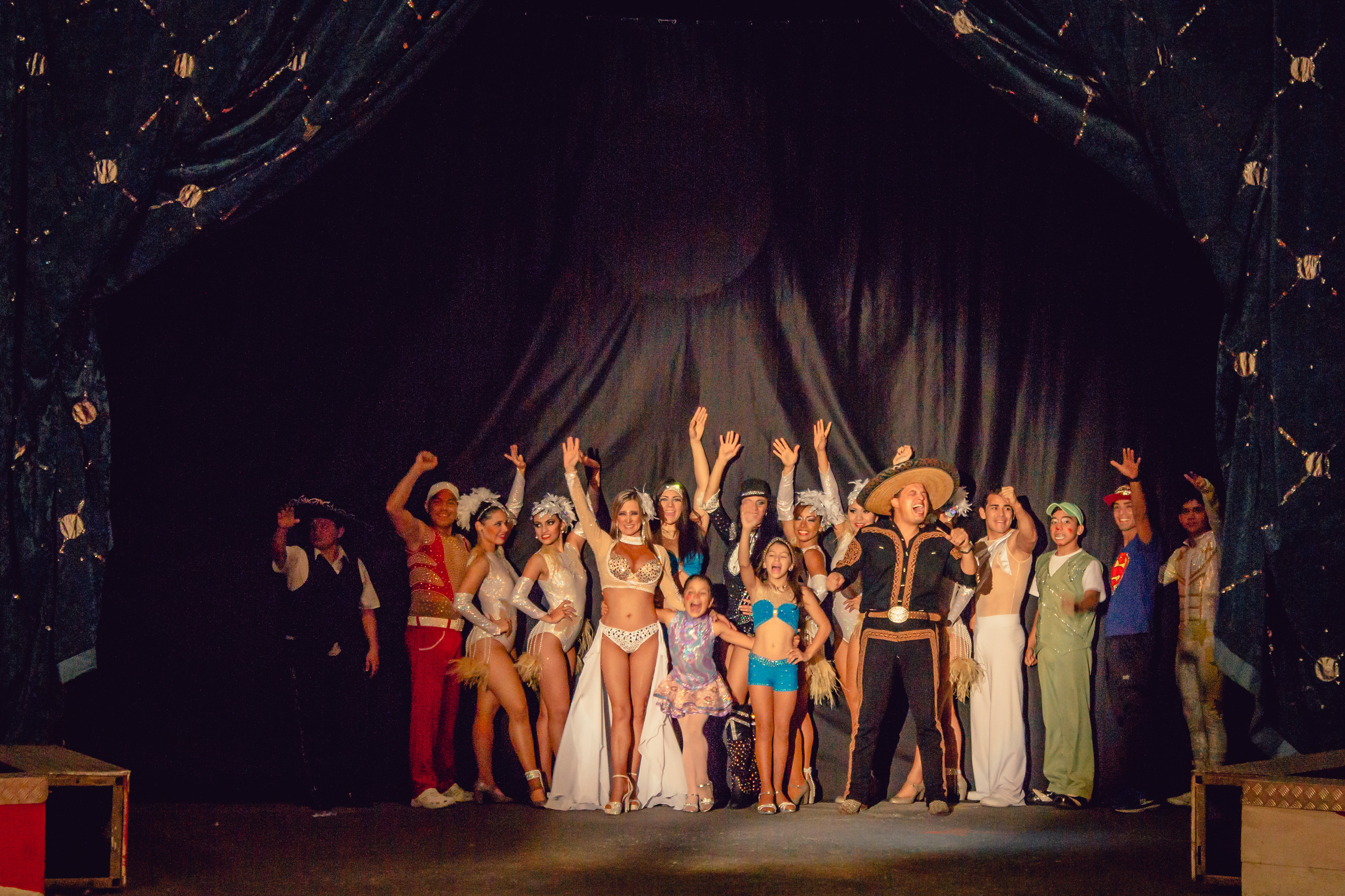 The ending of the last show of the day. Caracas 2015