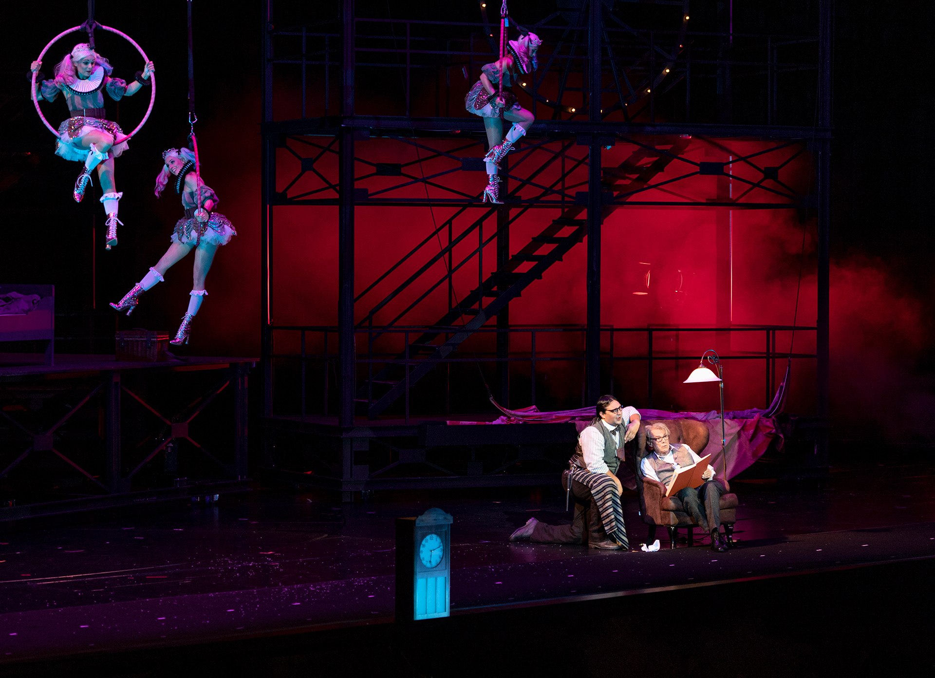 Adam Plachetka & Klaus Maria Brandauer in DIE ZAUBERFLÖTE
