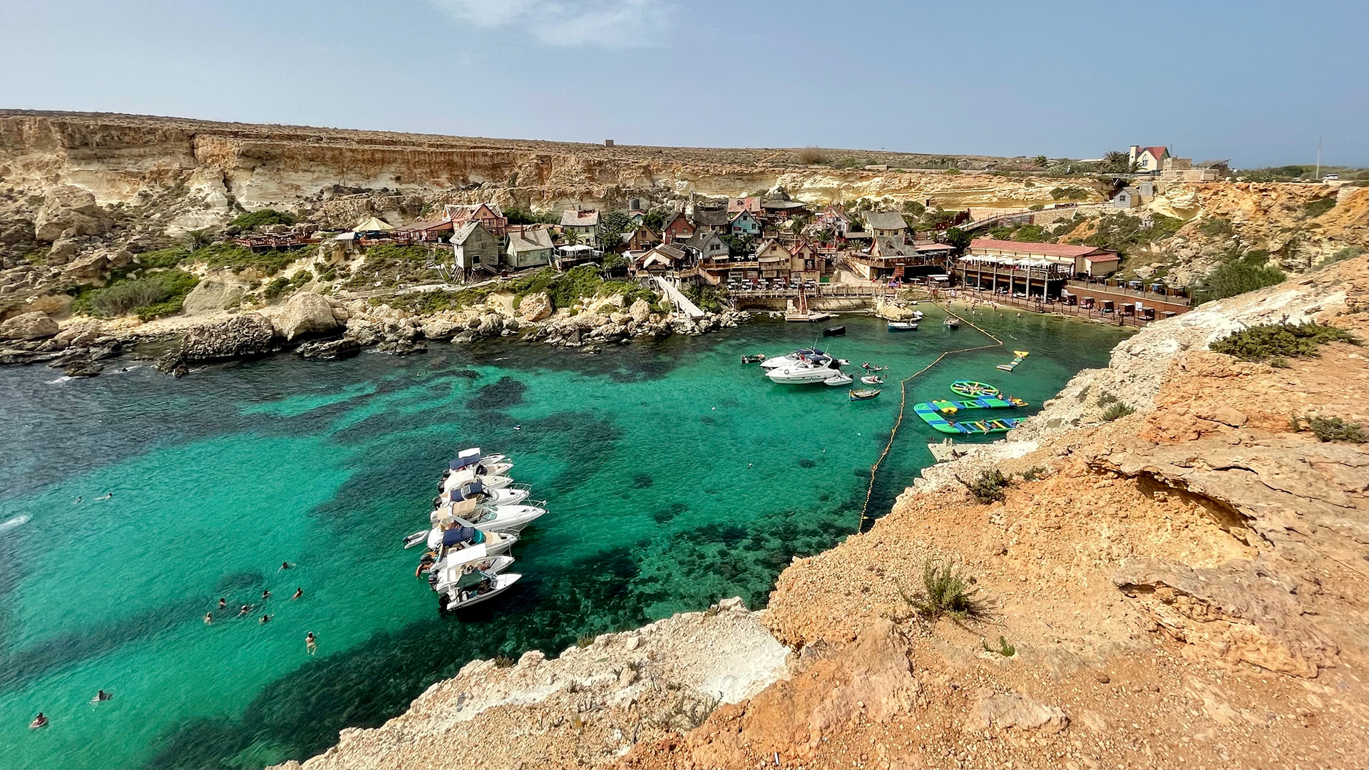 Popeye Village from a cliff