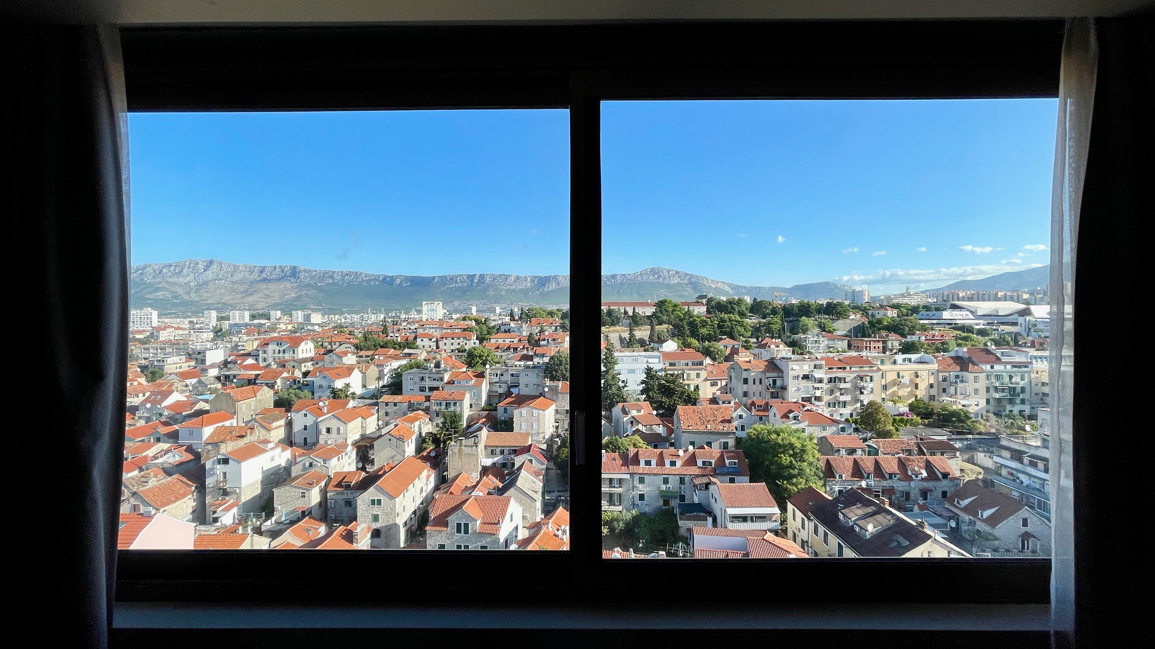View from my room in the morning
