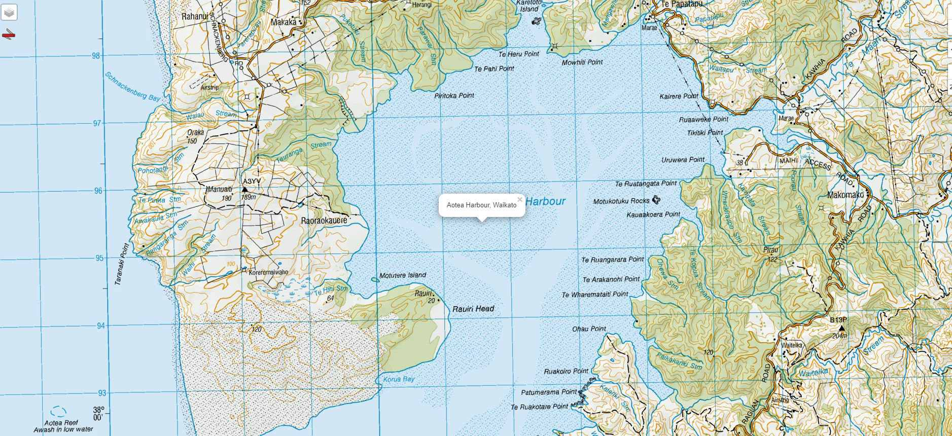 Aotea Harbour, AotearoaNew Zealand Aotea Harbour Maps
