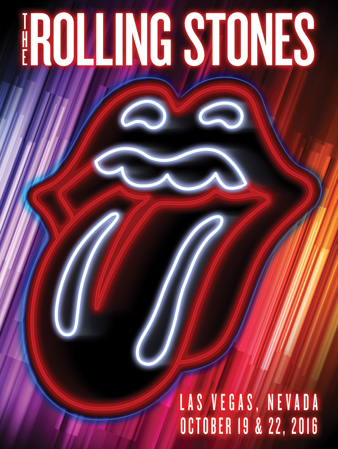 XIII Design, LLC Rolling Stones Las Vegas Event Poster