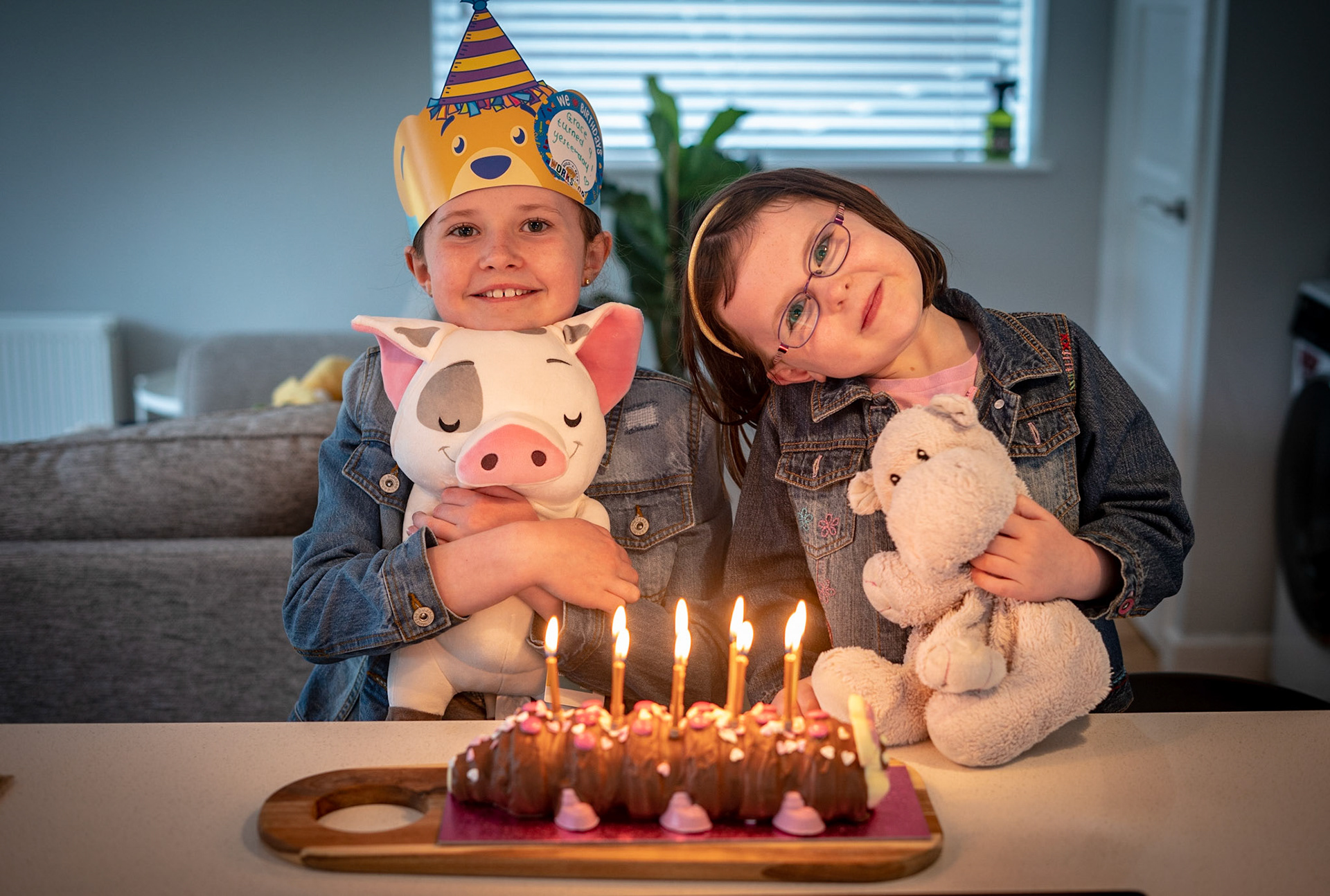 Grace's birthday the day before so we decided to get her a cake