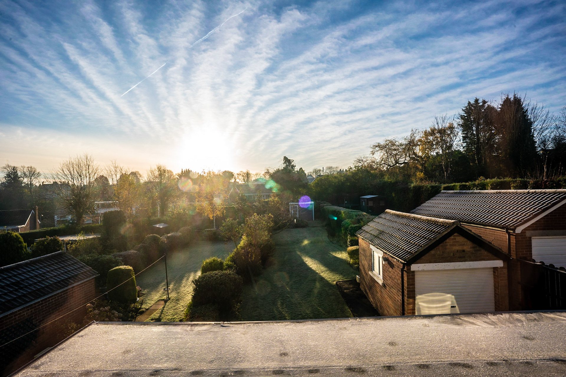 The view from my new temporary office. I relocated for the winter