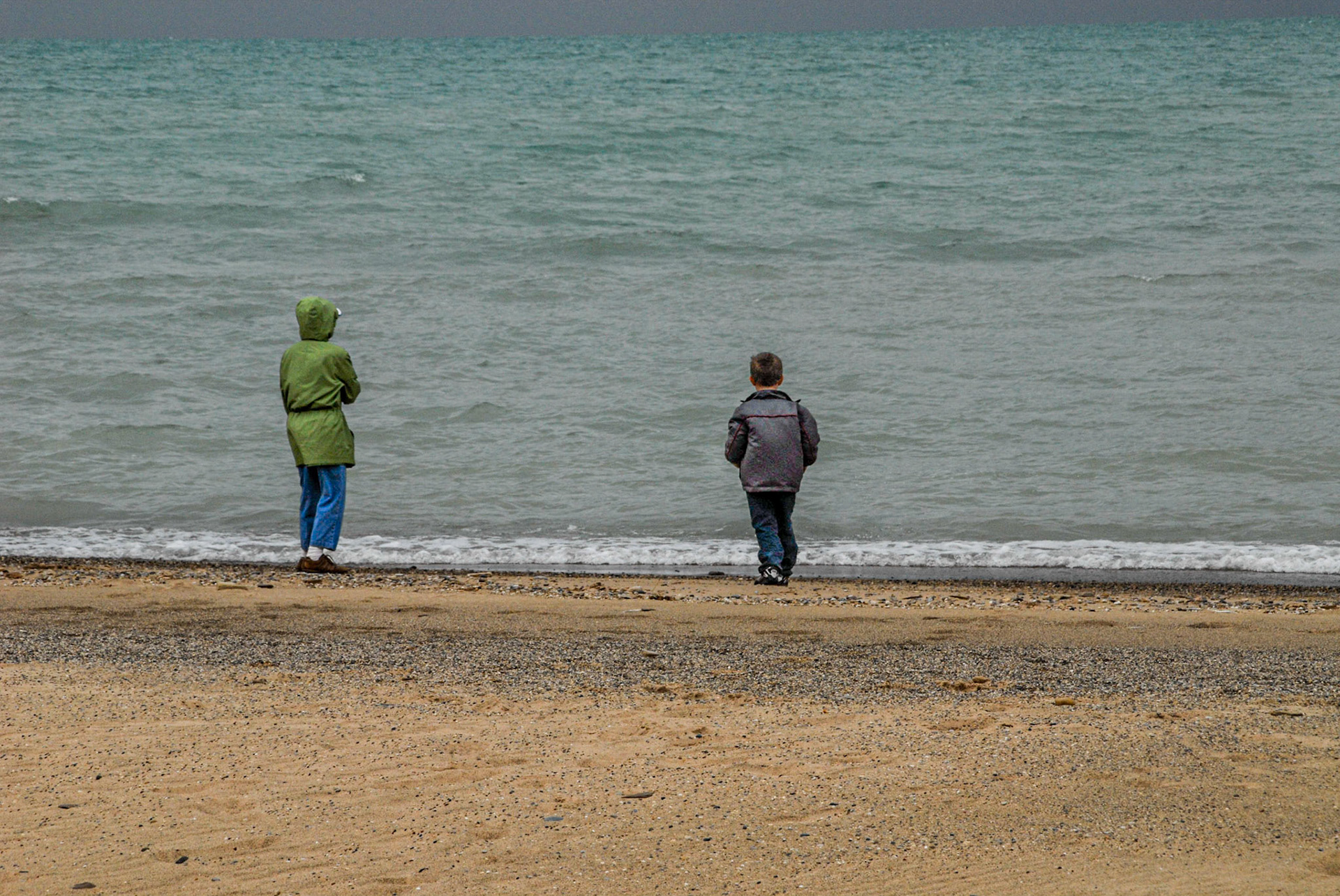 Carter, His Lake and His Busia - Indiana Dunes