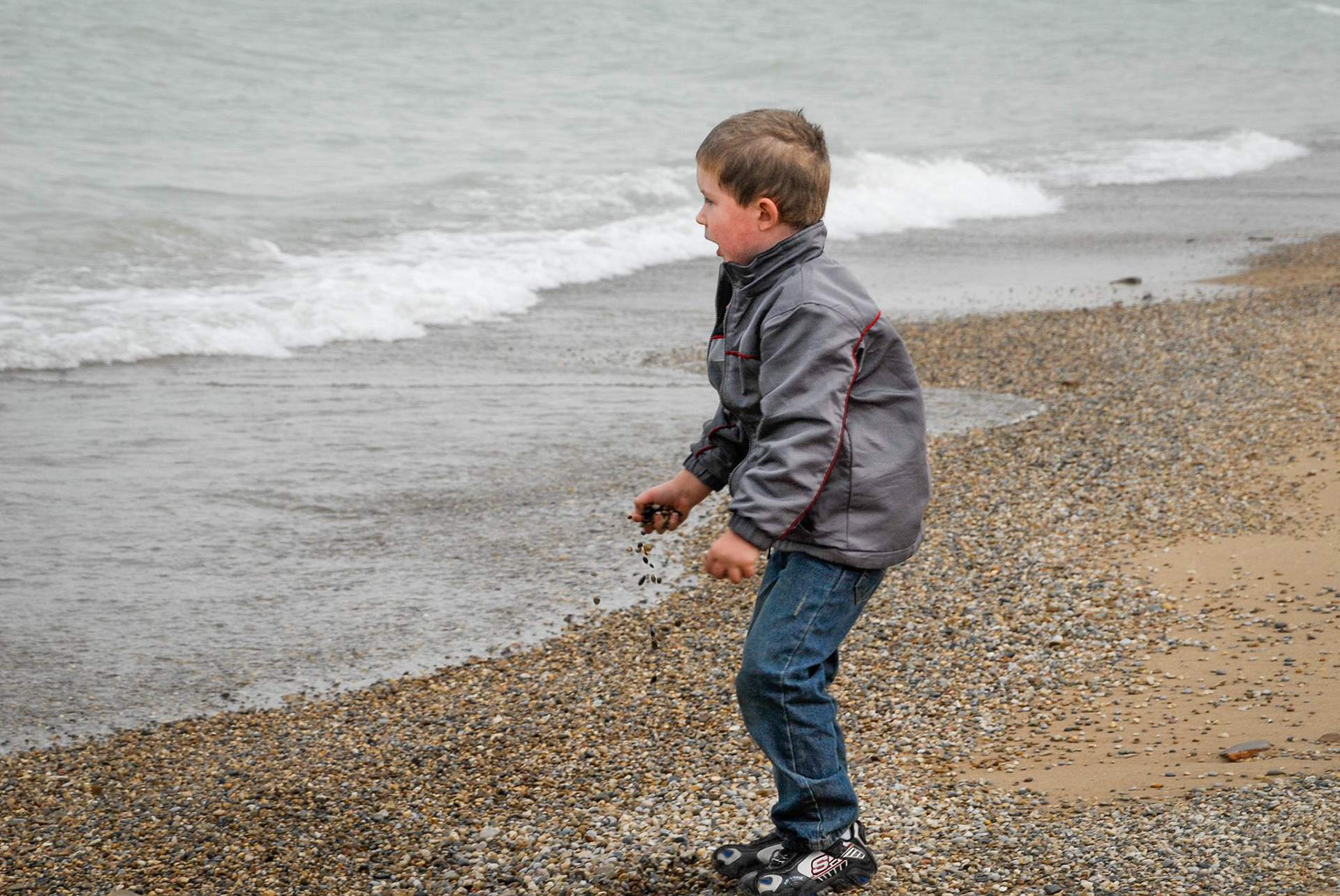 Carter and His Lake - Indiana Dunes