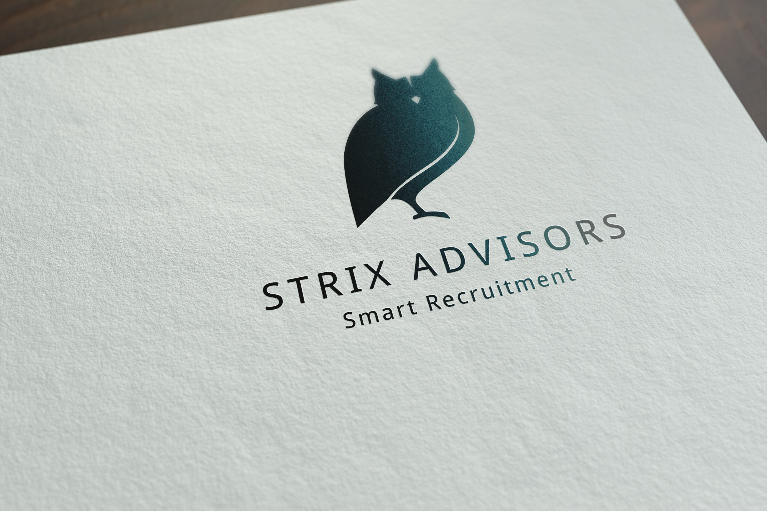 Logotyp zaprojektowany dla firmy Strix Advisors