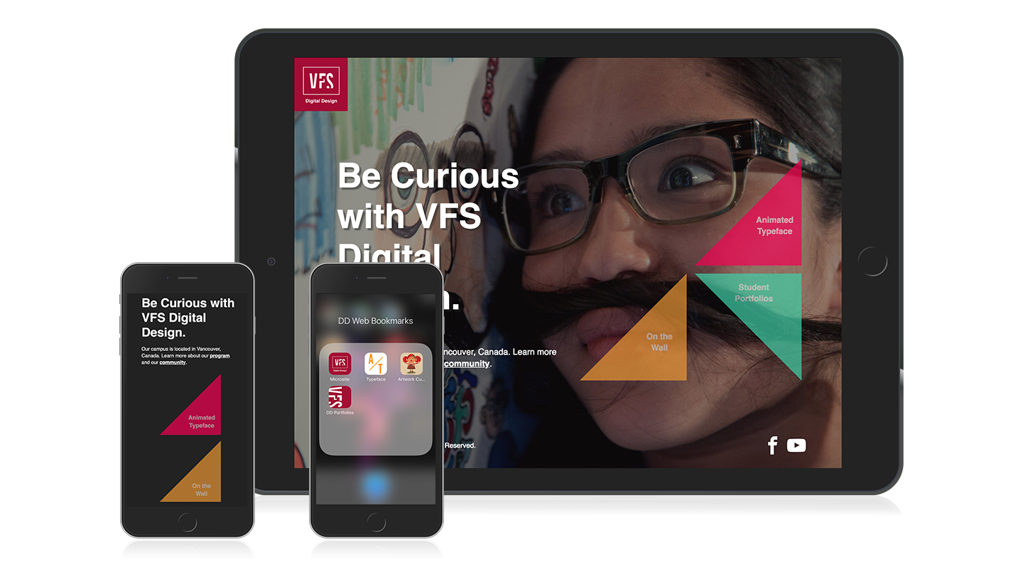 archive vfs microsite design