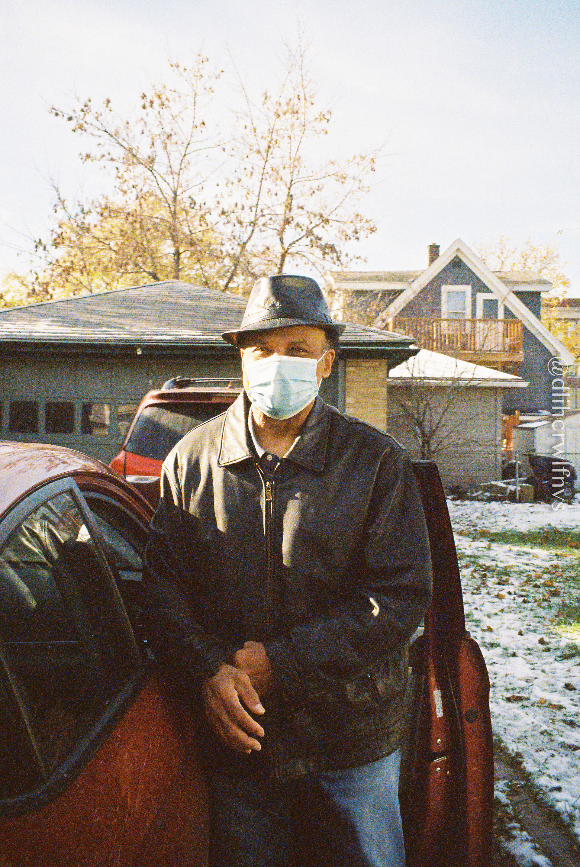 For Frank, Thanksgiving 2021, 35mm color film.