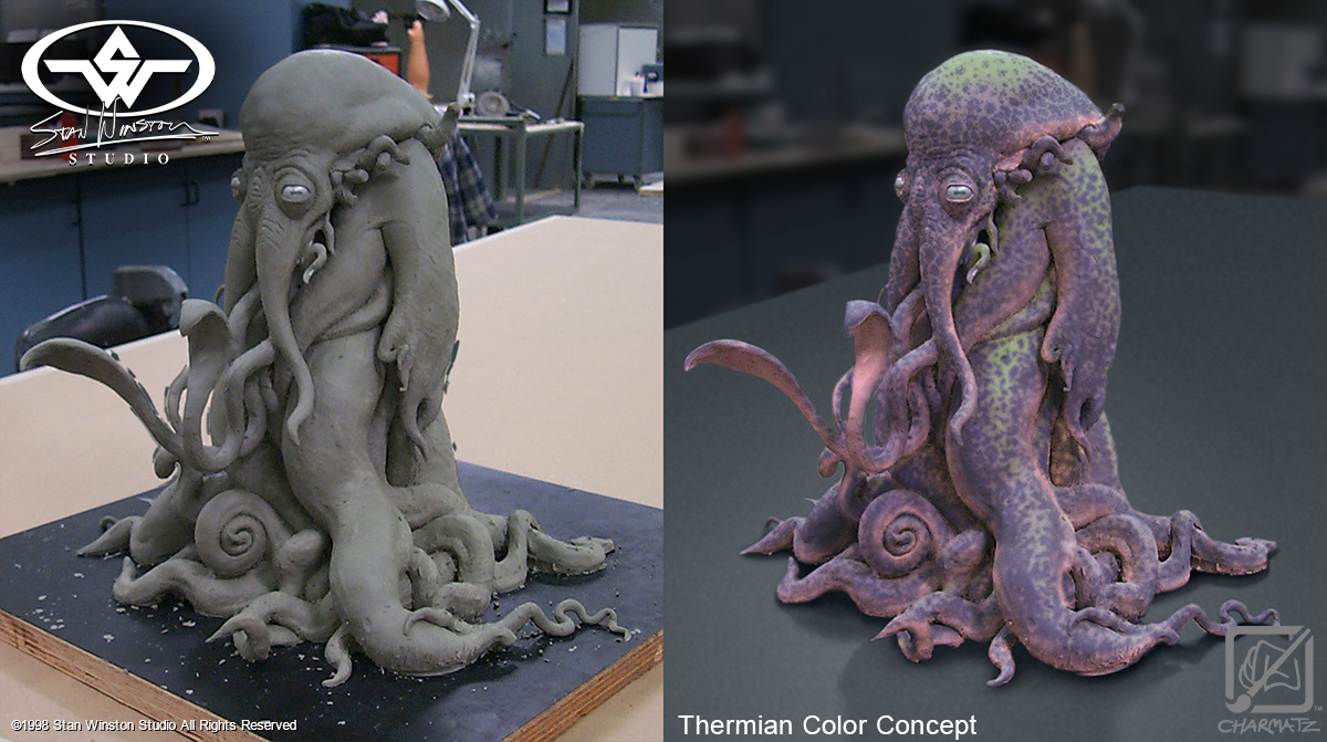 Original clay sculpt by Christopher Swift