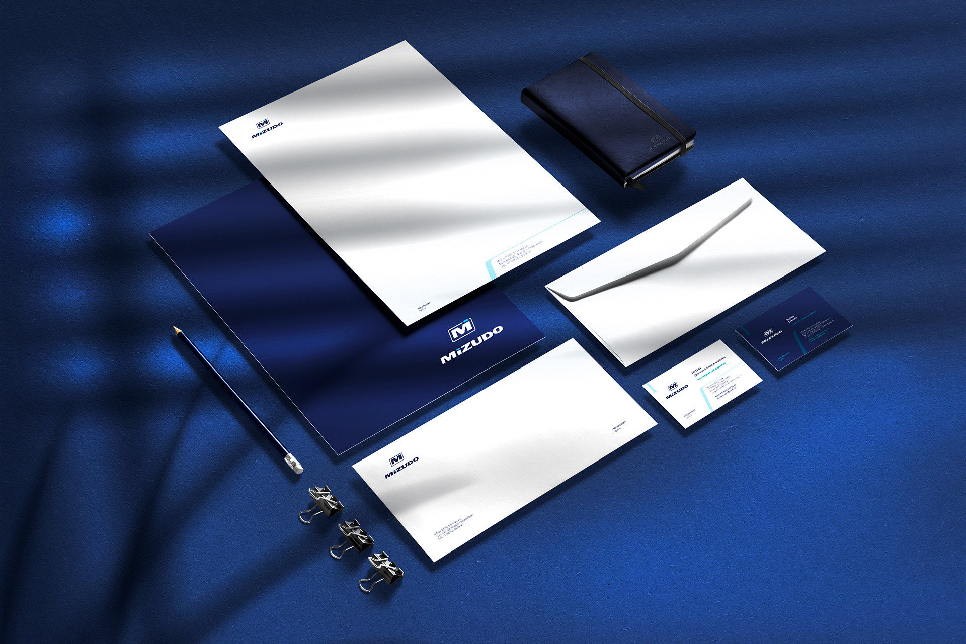 Krista Sokolova - Mizudo. Rebranding | Brandbook | Merchandising book